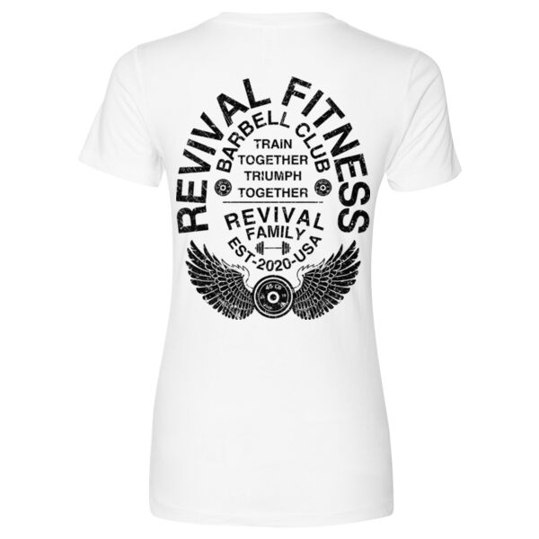 FAMILY GIVES YOU WINGS - WOMEN'S FITTED T-SHIRT - $71HK6J$ Thumbnail