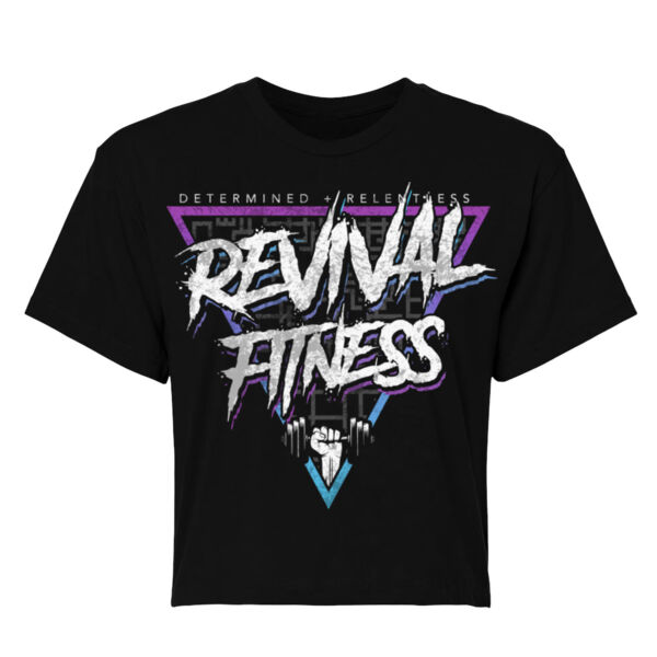 DETERMINED + RELENTLESS - WOMEN'S CROP T-SHIRT - $QJGTNY$ Thumbnail