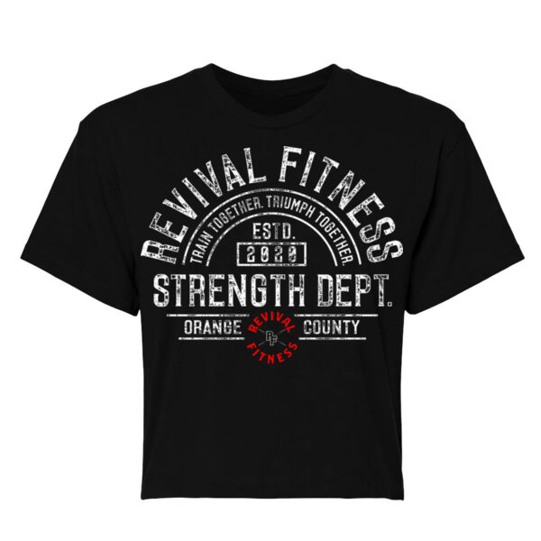 VINTAGE ARCH - WOMEN'S CROP T-SHIRT - $KMTVDC$ Thumbnail